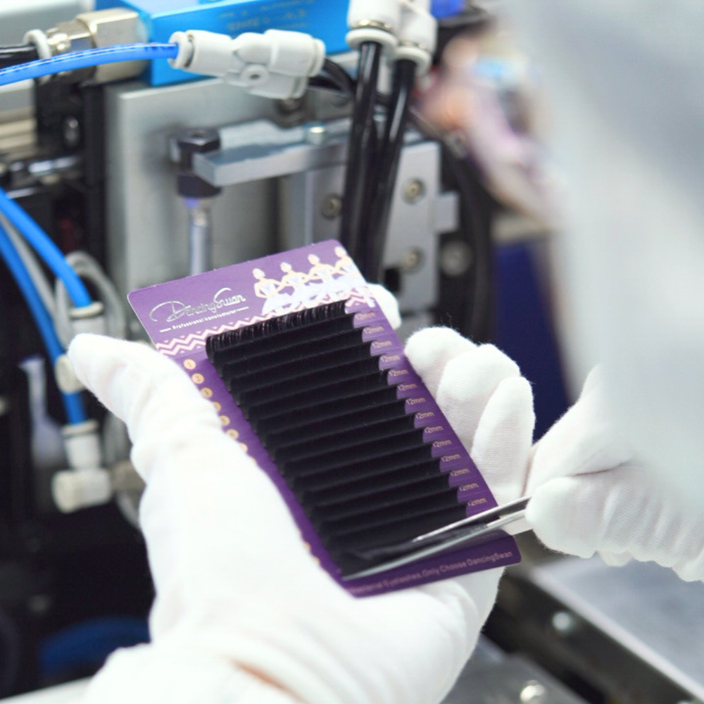 Careful hand inspection ensures premium lash quality