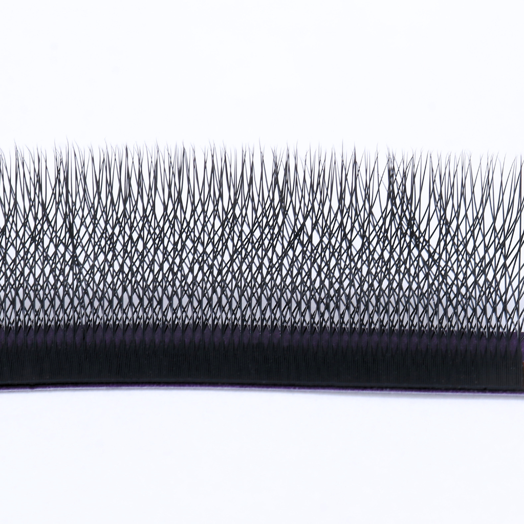 Detailed view of W 4D lash fibers highlighting soft smooth texture