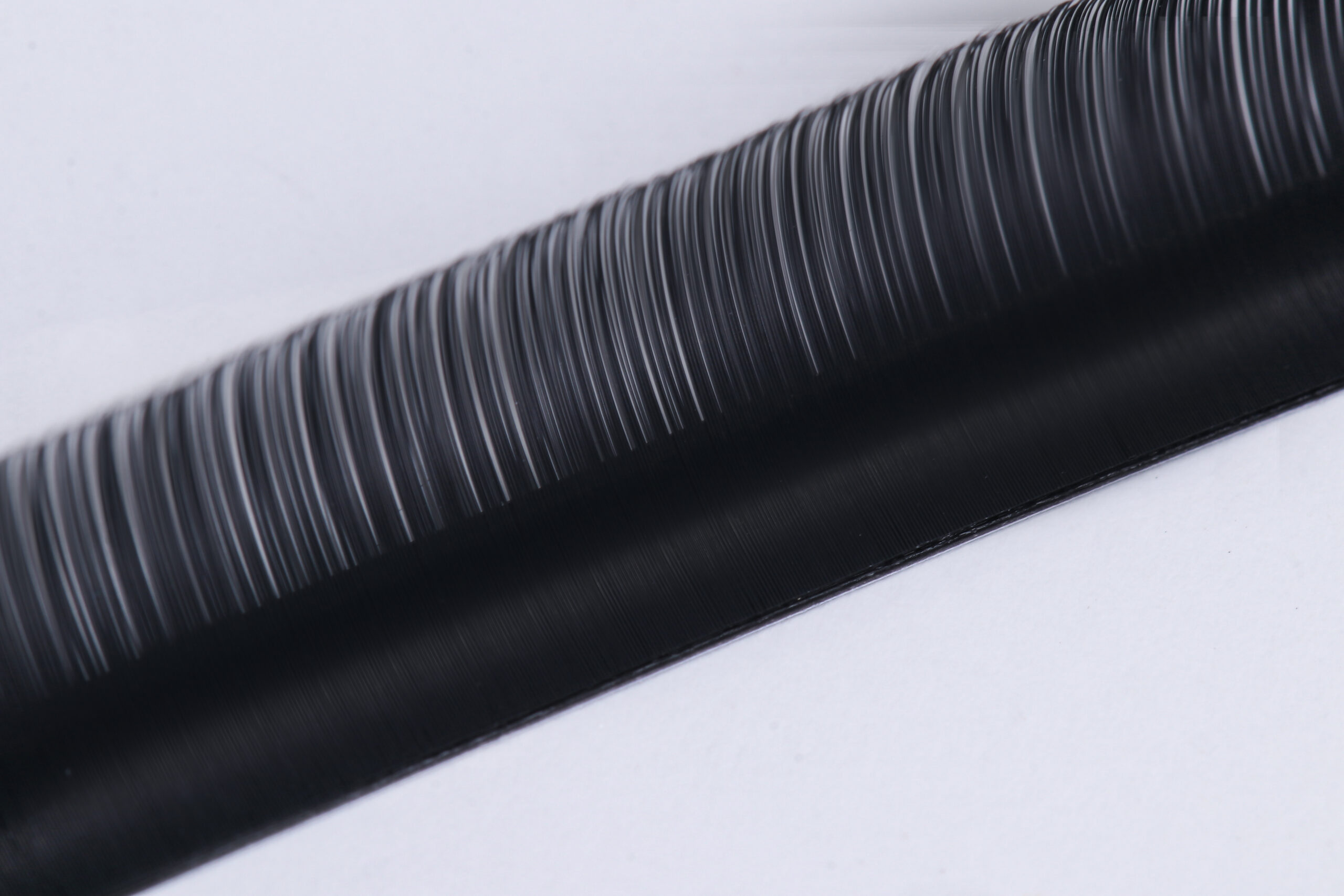 Lash strands with light black matte color