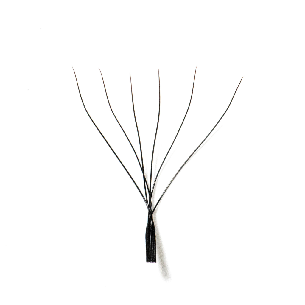 W-6D multi-tip lash structure for fuller volume