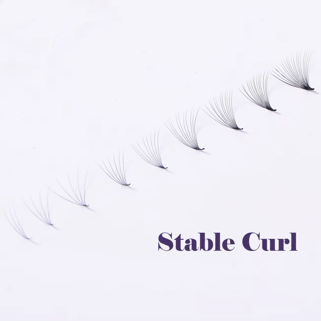 Stable curl pre-made volume lashes