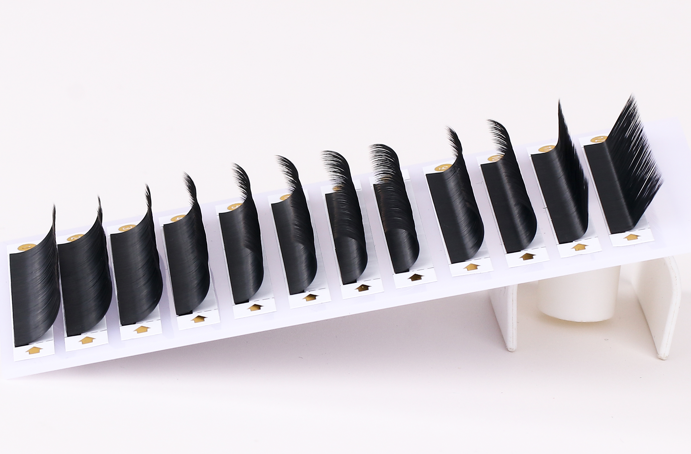 custom lash lengths thickness and curls