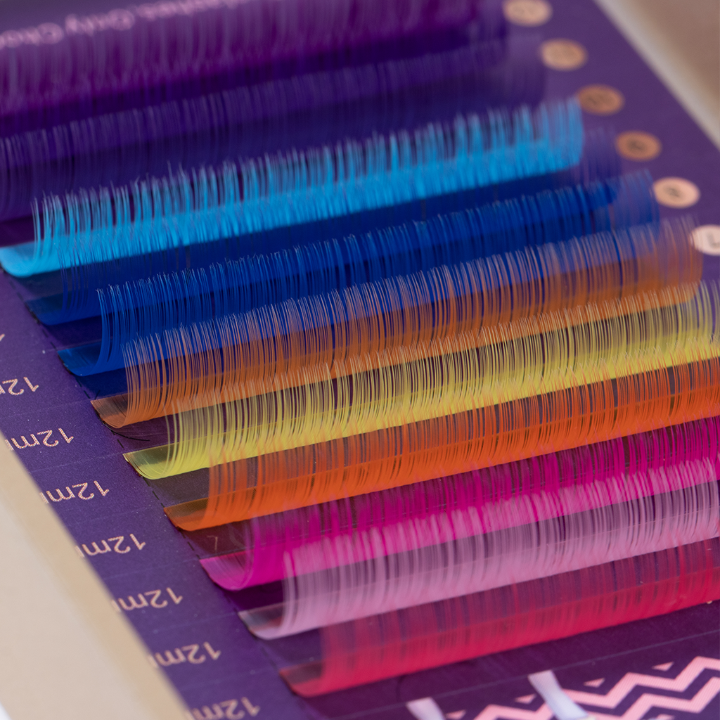 colored lash extensions