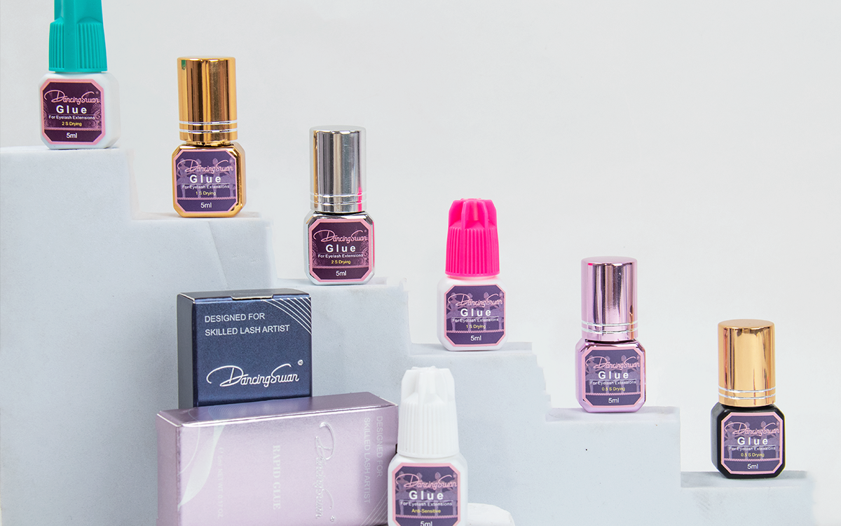 Customizable eyelash glue formulas