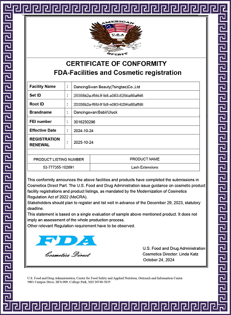 Lash Extension FDA