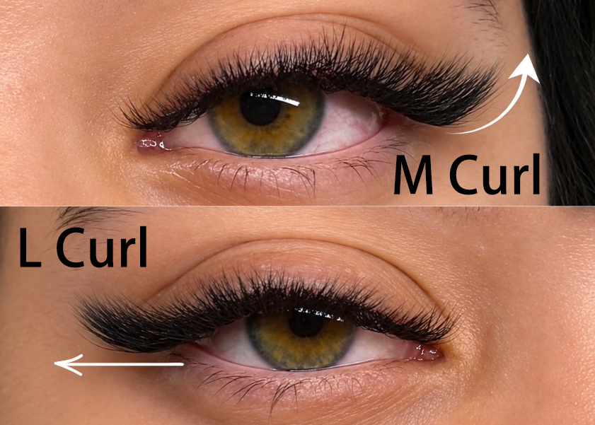 L Curl M Curl Fox Eye Lashes