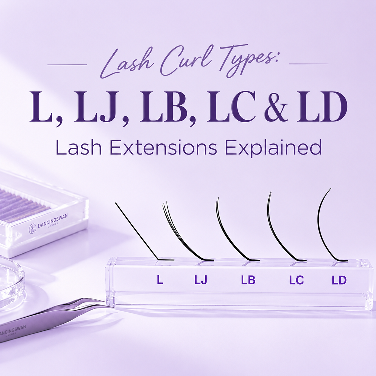 Lash Curl Types L, LJ, LB, LC & LD Curls
